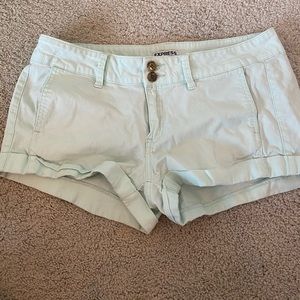 Express Beautiful light blue shorts, size 10
